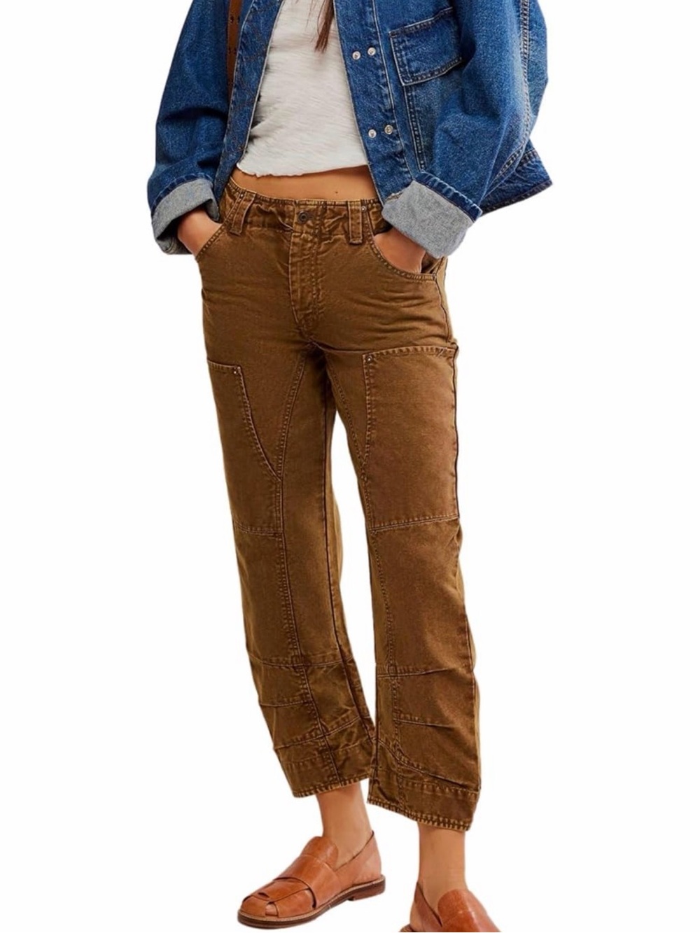 NWT Free People We the Free Supersonic Slim Pants Sz 10